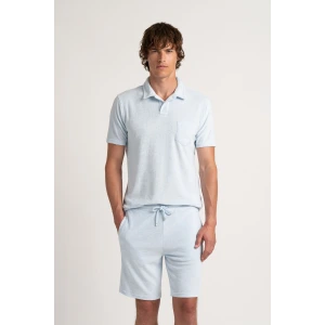 Sky blue sponge Jogging short |  Quality brand Europann