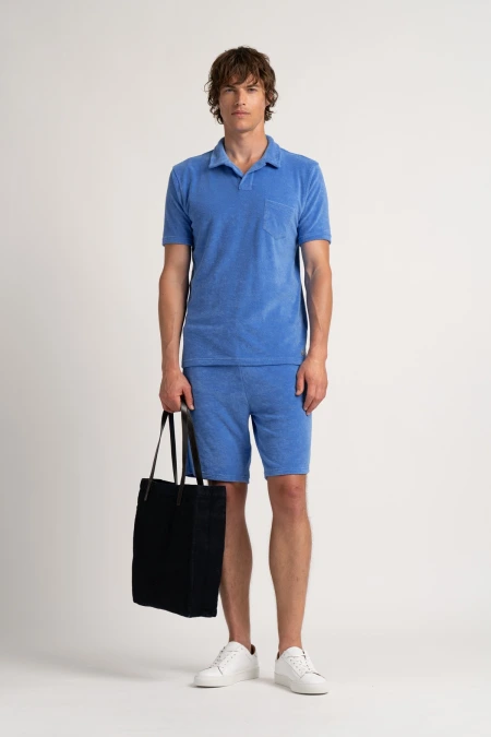 Short jogging éponge uni homme|Marque de qualité - Europann