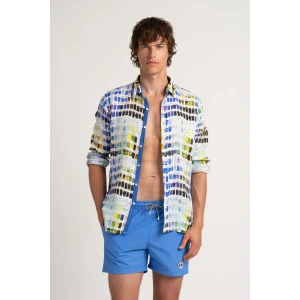 Short de bain uni bleu océan homme|Maillot de qualité - Europann 