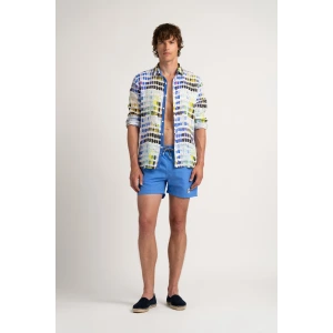 Short de bain uni bleu océan homme|Maillot de qualité - Europann 