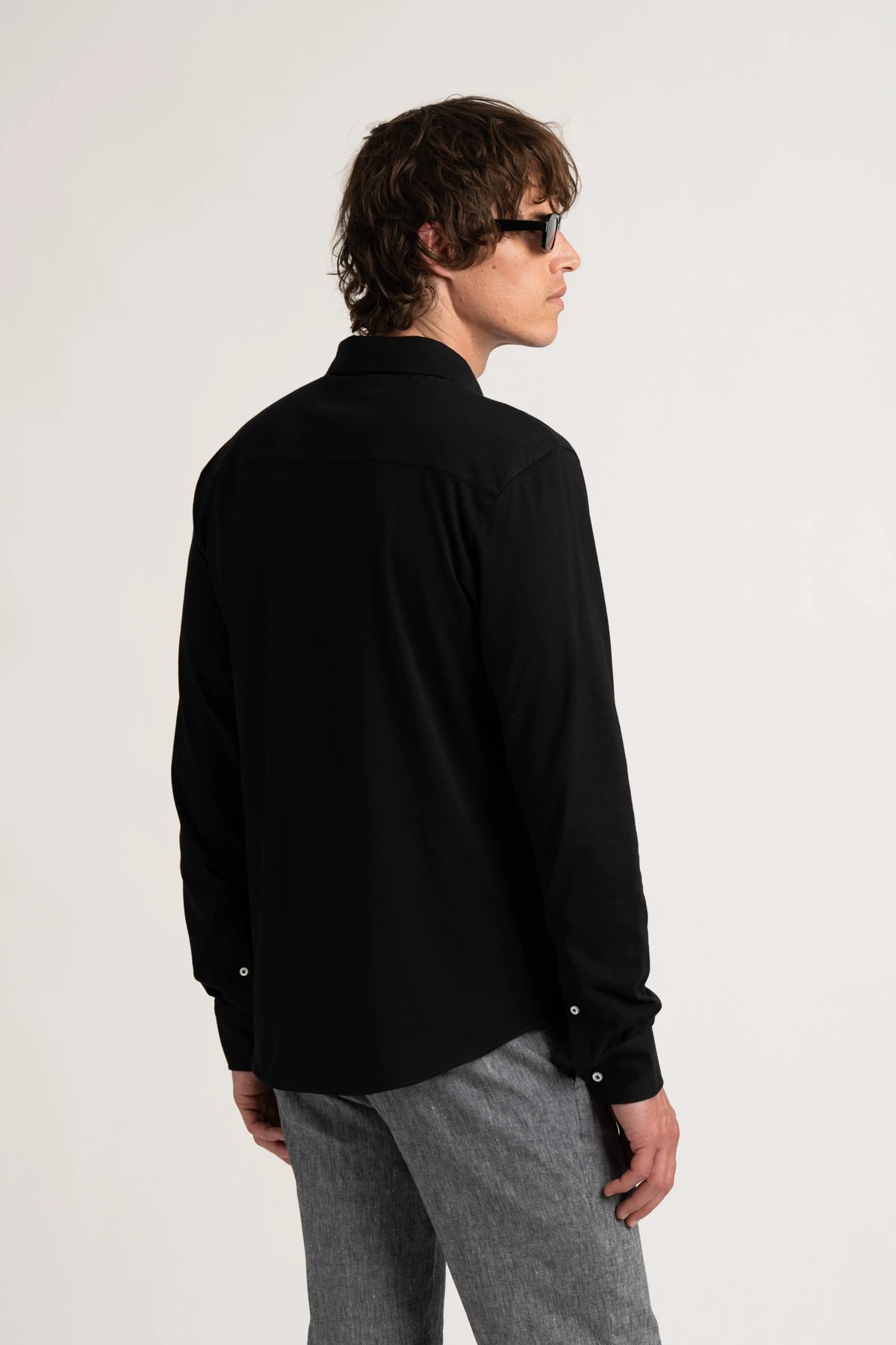 black color long sleeves shirt for men | Quality brand Europann