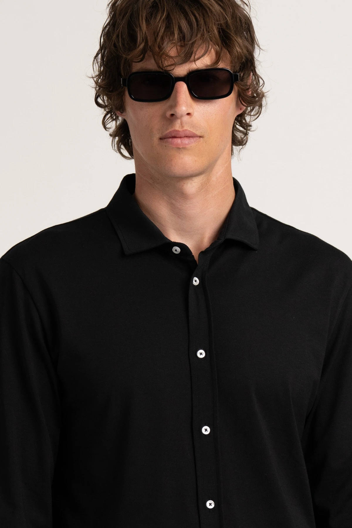 Chemise manches longues jersey slim fit |Marque de qualité - Europann