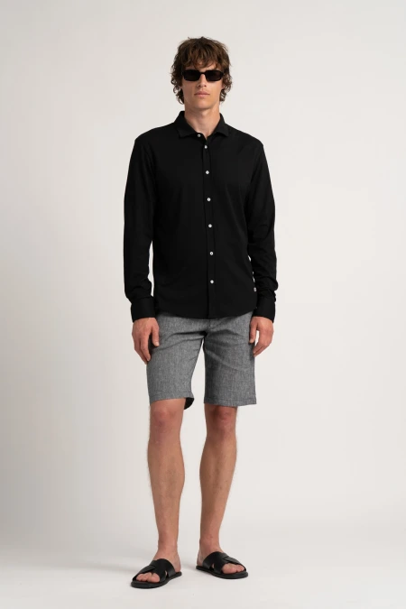 black color long sleeves shirt for men | Quality brand Europann