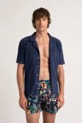 St Tropez prints ecru swim shorts for men Quality brand Europann