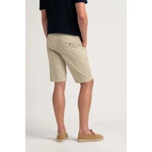 Cotton men's plain beige bermuda |  Quality brand Europann