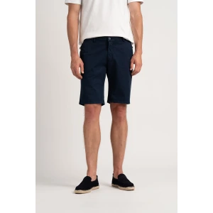 TEXAS - Navy cotton slim-fit bermuda