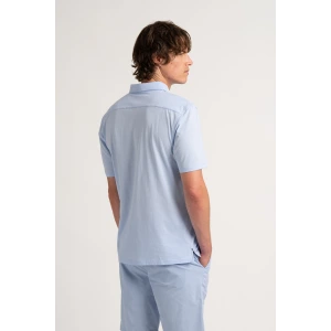 Sky blue color polo short sleeves polo for men|Quality brand Europann 