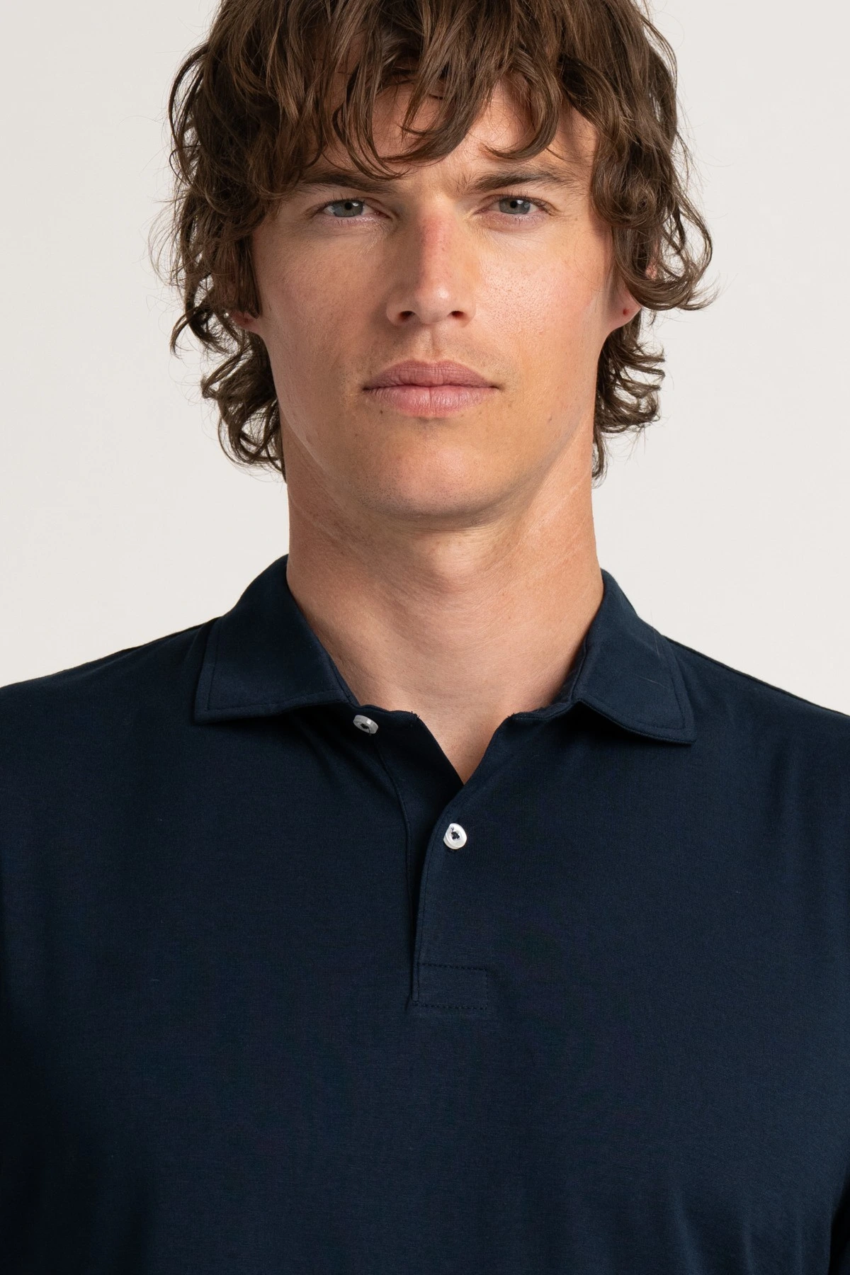 Navy blue color short sleeves polo for men | Quality brand Europann