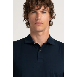 Navy blue color short sleeves polo for men | Quality brand Europann