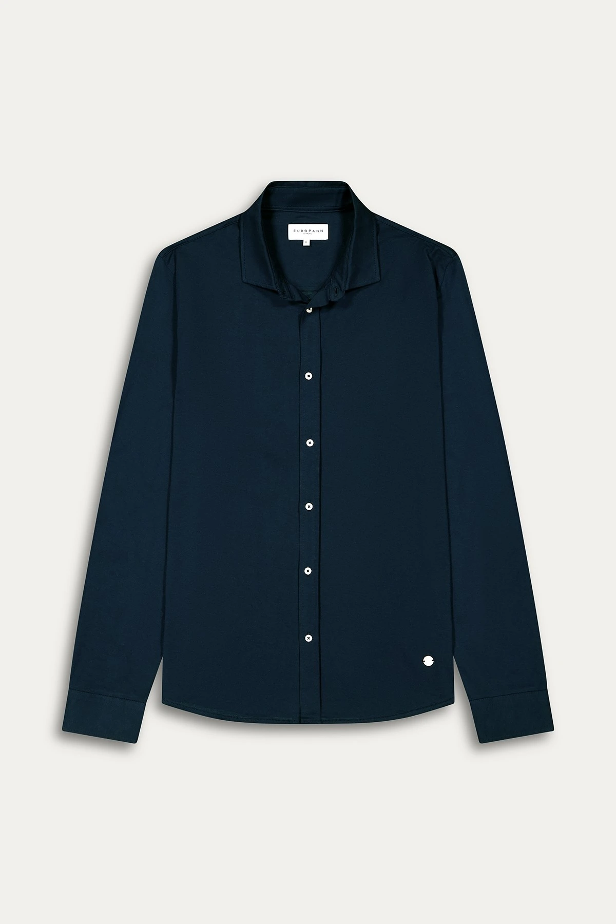 Navy blue color long sleeves shirt for men | Quality brand Europann
