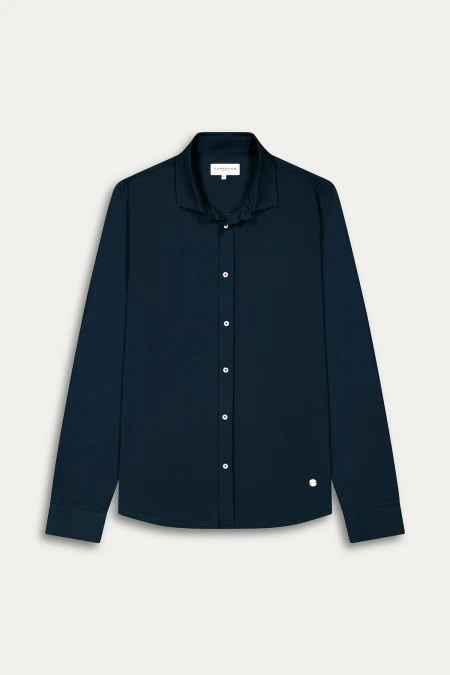 Chemise manches longues jersey slim fit |Marque de qualité - Europann