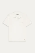 Polo tissu éponge blanc | Marque de qualité - Europann