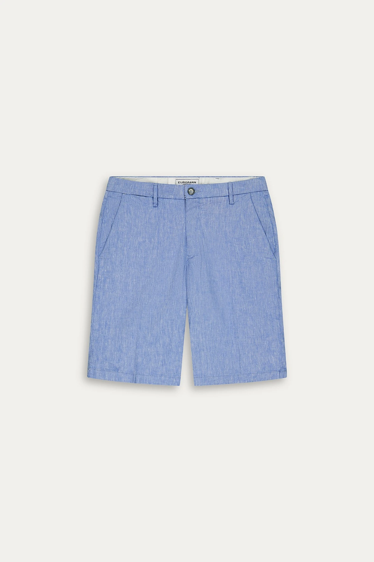 Bermuda en lin chiné  coupe ajustée homme|Marque de qualité - Europann