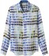 ROSS - Pantone's colors-print linen shirt white