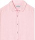 JONAS - Plain shirt in mottled linen, pink