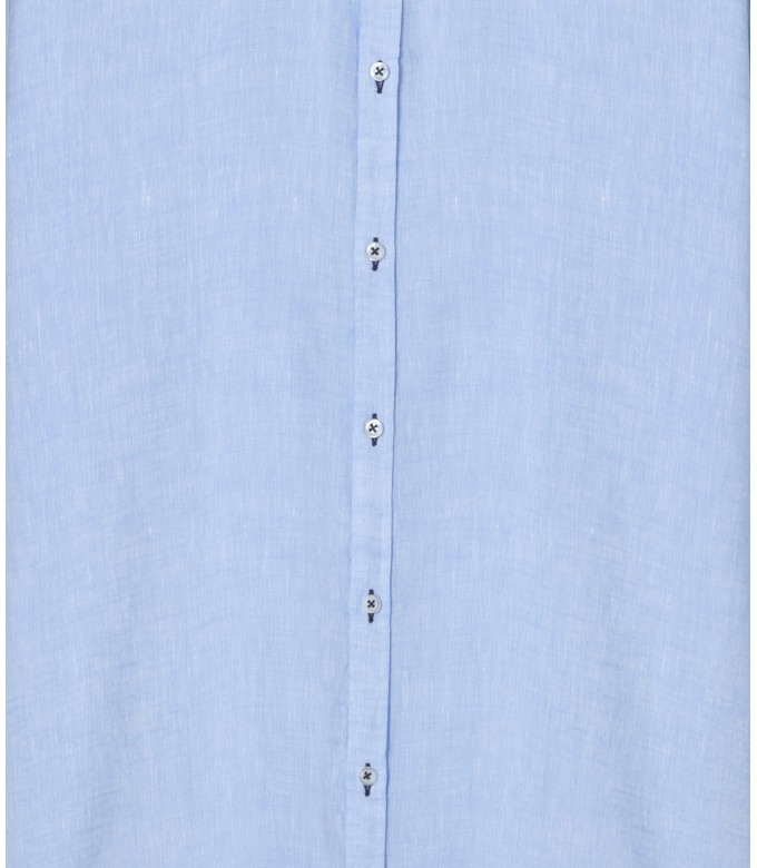 JONAS - Casual linen shirt, light blue