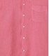 DIVA - Plain linen shirt fushia pink