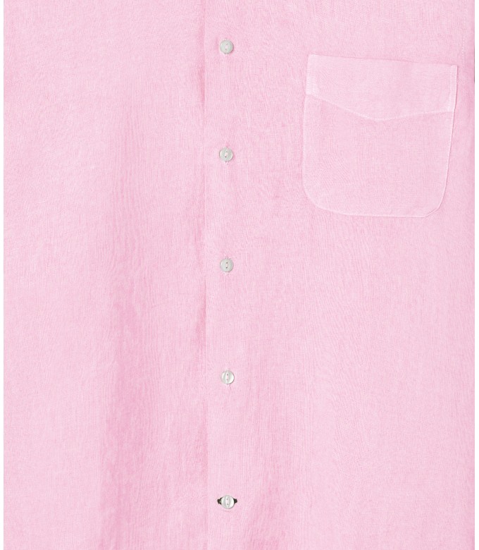 DIVA - Chemise décontractée en lin, rose