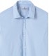 VARDY - Casual cotton-voile shirt, light blue 