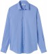 VARDY - Casual cotton-voile shirt, ocean blue 