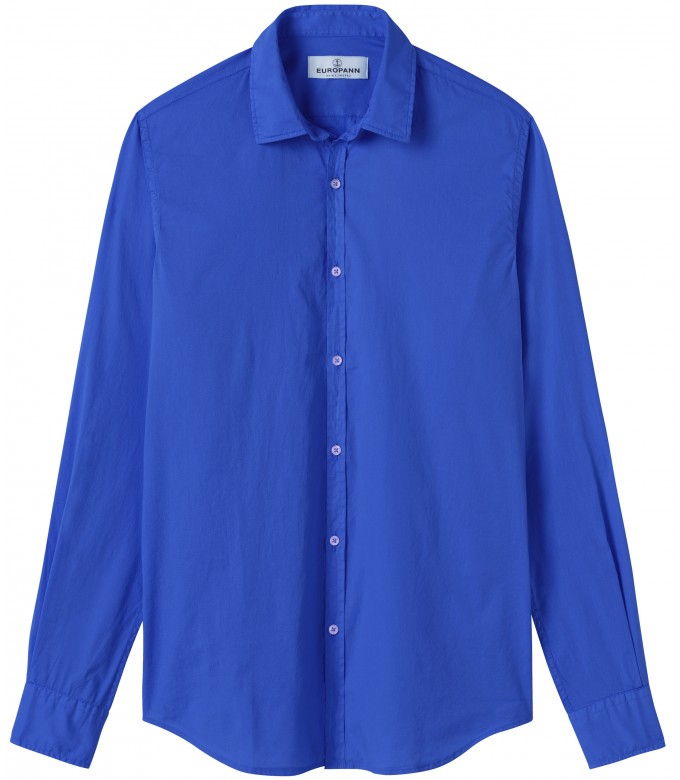 VARDY - Chemise en voile de coton unie décontractée, gitane
