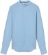 STAN - Linen shirt, Mao collar, sky blue