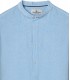 STAN - Camicia di lino con colletto Mao, cielo