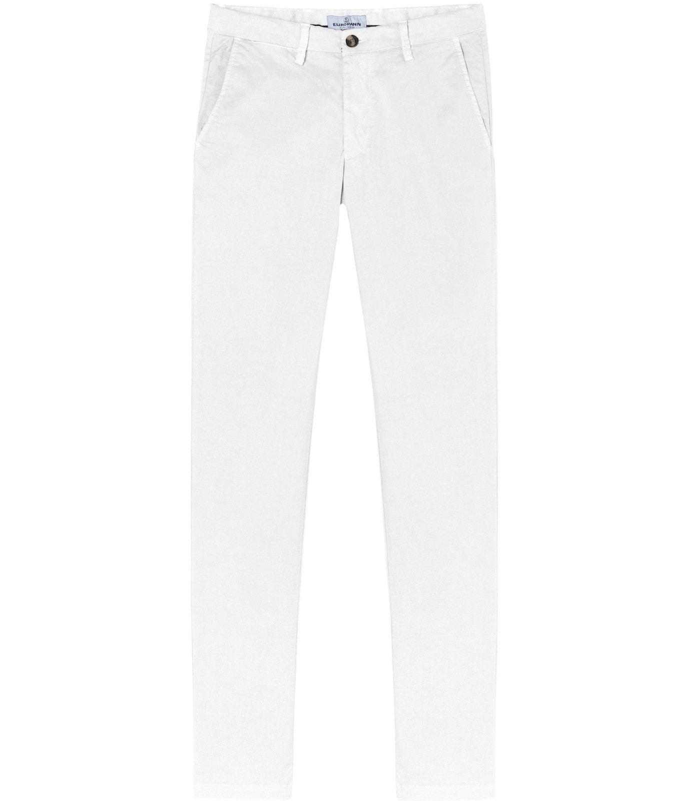 white slim trousers
