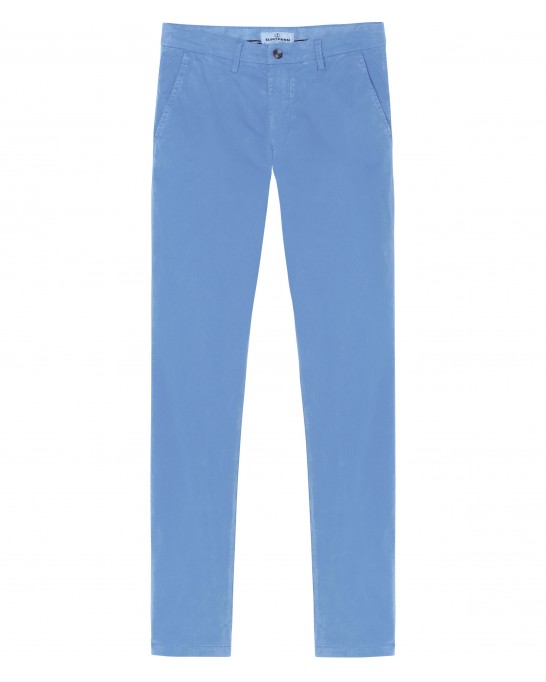 FLASH - Slim-fit chino pants, ocean