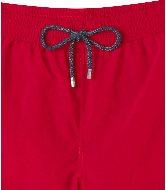 SOFT - Short de bain uni, rouge