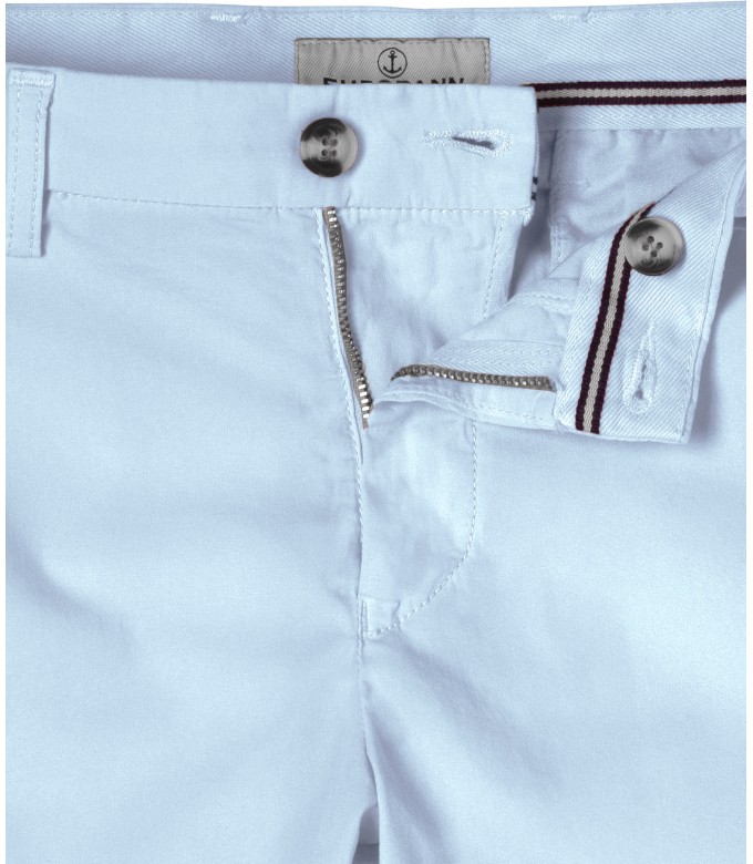 TEXAS - Bermuda Chino Slim Uni, ciel