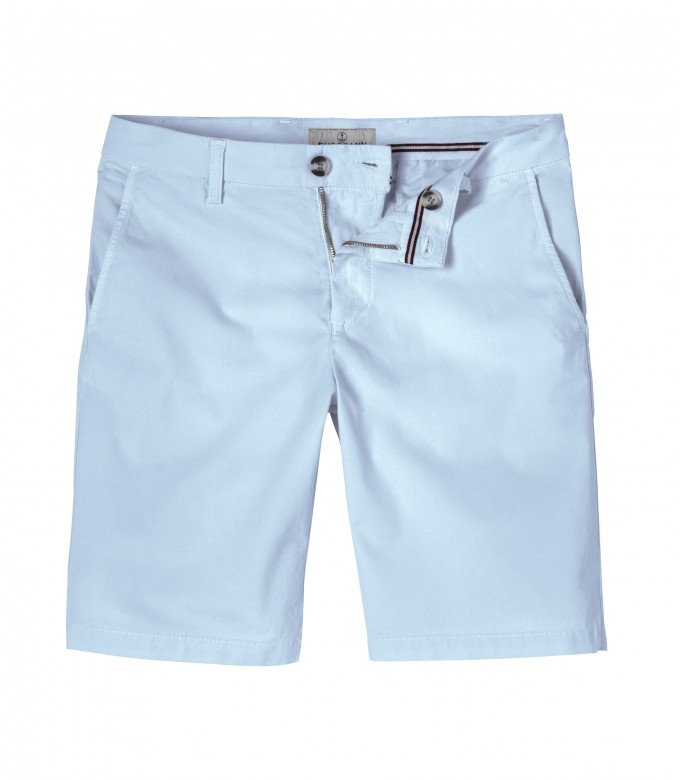 TEXAS - Bermuda Chino Slim Uni, ciel