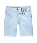 TEXAS - Bermuda chino uni slimfit bleu ciel