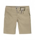 TEXAS - Beige cotton slim-fit bermuda