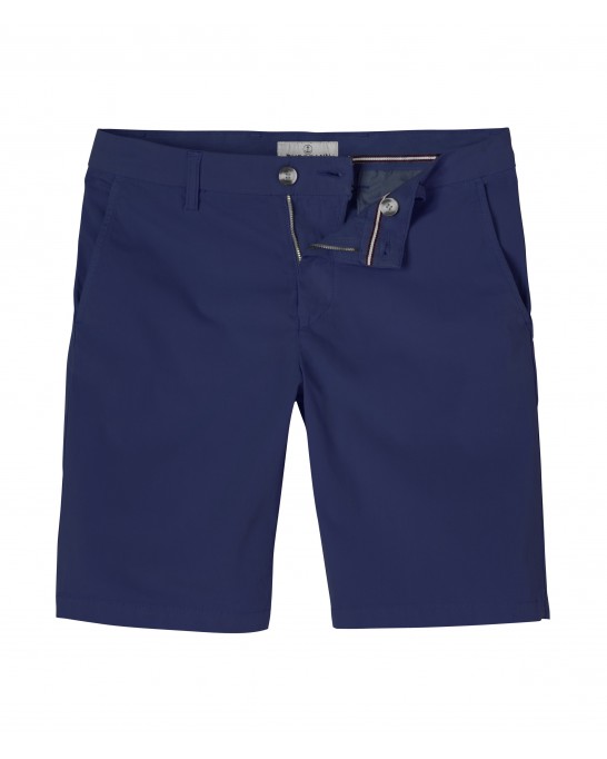 TEXAS - Bermuda chino slim uni, encre