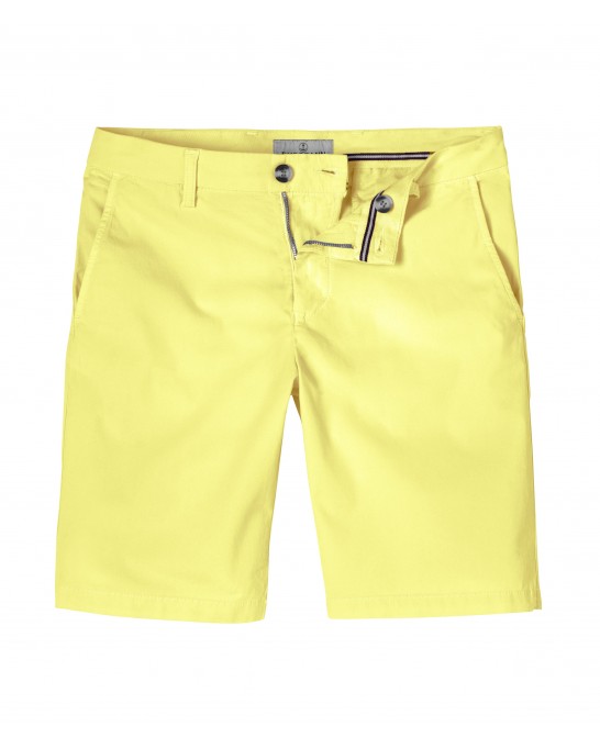 TEXAS - Slim fit Chino Bermudas, yellow