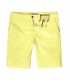 TEXAS - Bermuda chino slim uni, jaune