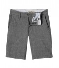 TURNER - Bermuda slim fit lin chiné gris acier