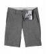 TURNER -  Slim fit linen-blend bermudas, dark grey