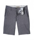 TURNER - Navy blue linen blend bermuda