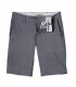 TURNER - Slim-fit shorts in mottled linen, navy