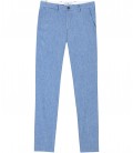 GORDON - Blue linen chino pant