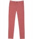 GORDON - Pantalon regular lin chiné rouge