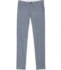 GORDON - Pantaloni di lino blu