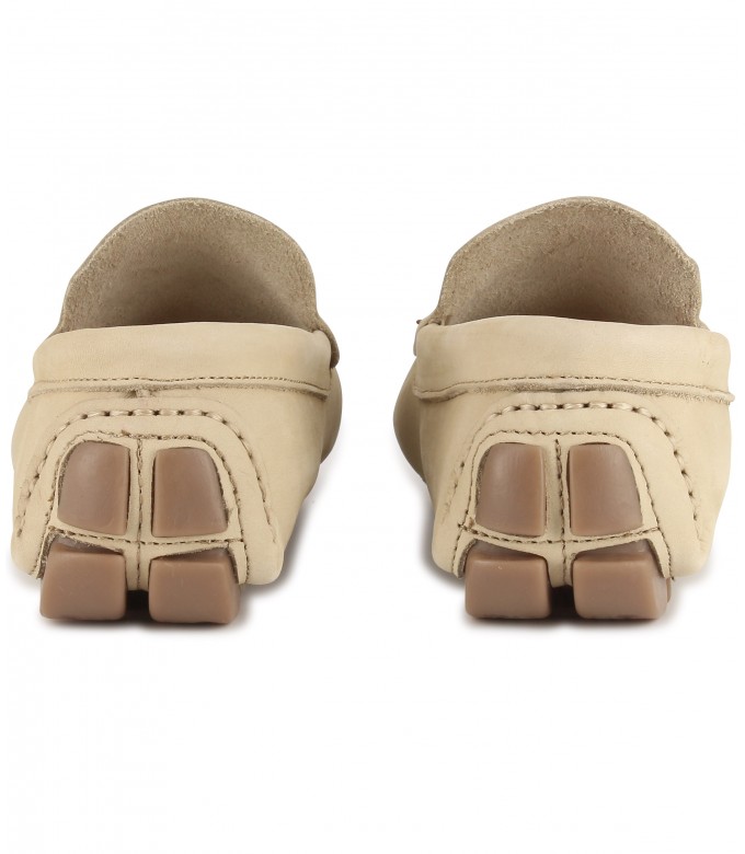 MONZA - Mocassin en nubuck, beige