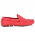 MONZA - Mocassins nubuck rouge