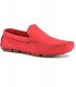 MONZA - Red nubuck loafers