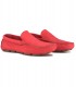 MONZA - Red nubuck loafers