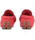 MONZA - Red nubuck loafers