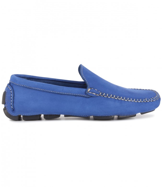 MONZA -  Nubuck loafers, royal blue